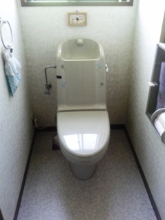 水洗便器（トイレ）　取替前