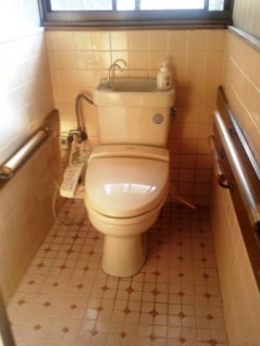水洗便器（トイレ）　交換前