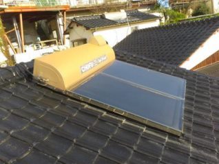 ソーラー（太陽熱温水器）施工前