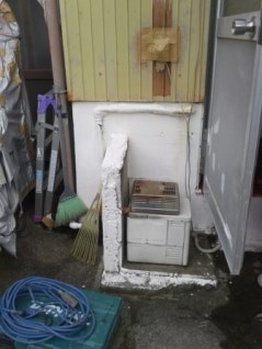 ガス釜　施工前