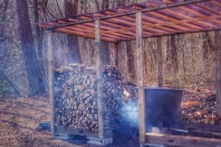 アウトドア五右衛門風呂湯牧民 露天（スタンダードタイプ）