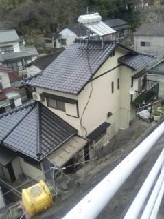 ソーラー（太陽熱温水器）施工前