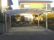 エクステリア施工例　カーポ−ト