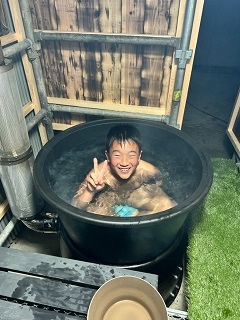 アウトドア五右衛門風呂湯牧民 露天（デラックスタイプ）