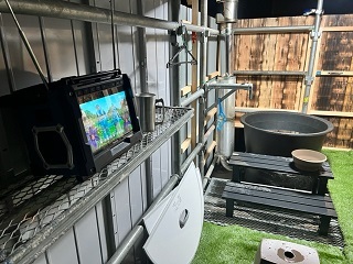 アウトドア五右衛門風呂湯牧民 露天（デラックスタイプ）