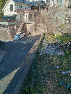 施工前（フェンス）