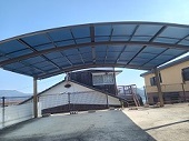 エクステリア施工例／カーポート屋根材張替え