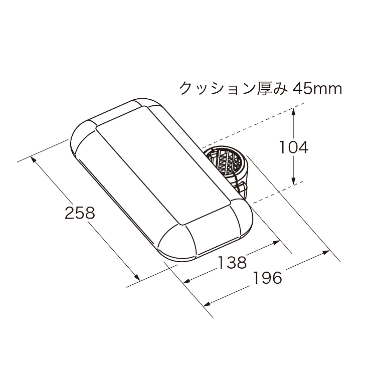 ベスポジBPZ ティルト手すり