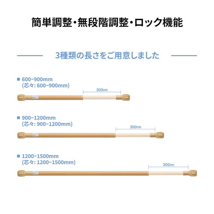 ベスポジBPZ H型 - 伸縮手すり固定セット