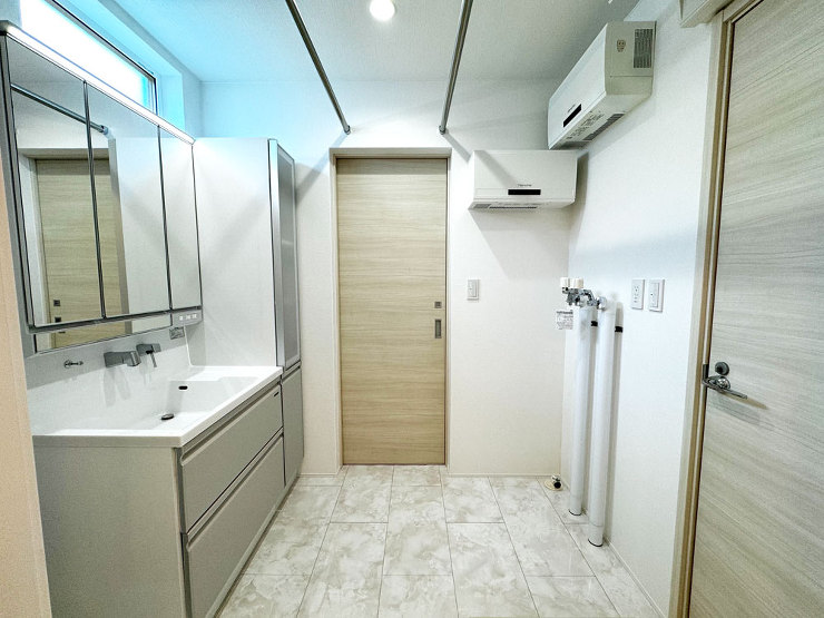 苫小牧 青葉町2丁目のモデルハウス モントリオール 洗面所