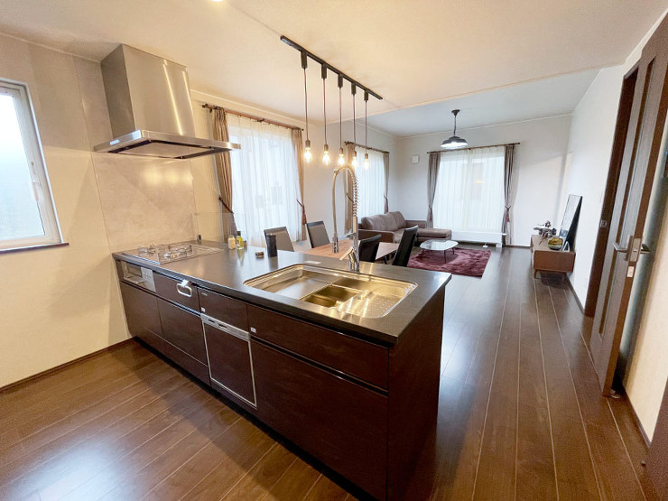 千歳 富丘のモデルハウス ポワチェ キッチン