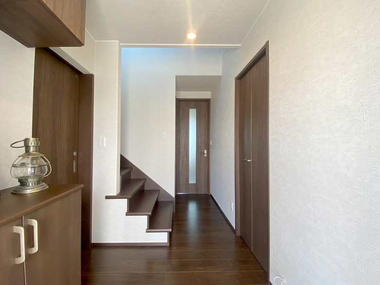 千歳 富丘のモデルハウス ポワチェ 玄関