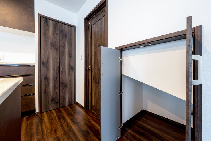 石狩市 樽川のモデルハウス レジャイナ 収納