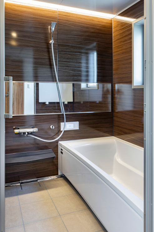 札幌 平岡のモデルハウス ゴドリッチ 浴室