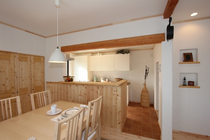 木のぬくもりを感じながら 寒い冬を過ごすのが北欧スタイル