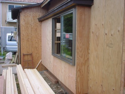 構造用合板による壁の補強