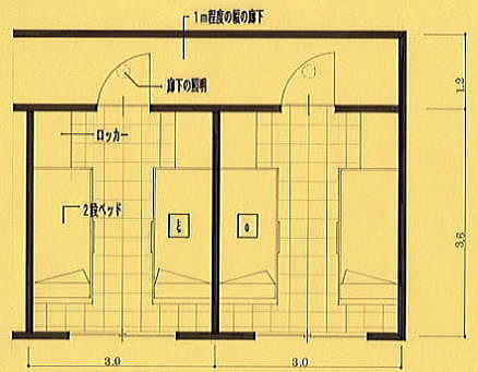 個室平面予想図