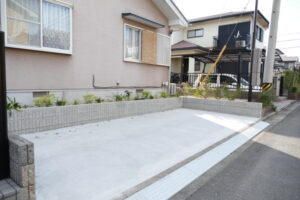 三重県 鈴鹿市でおしゃれな外構工事。お庭...