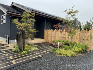 三重県 鈴鹿市でおしゃれな外構工事。お庭...