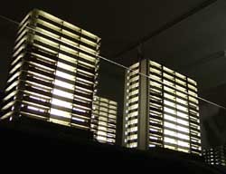 ３棟建てマンション模型