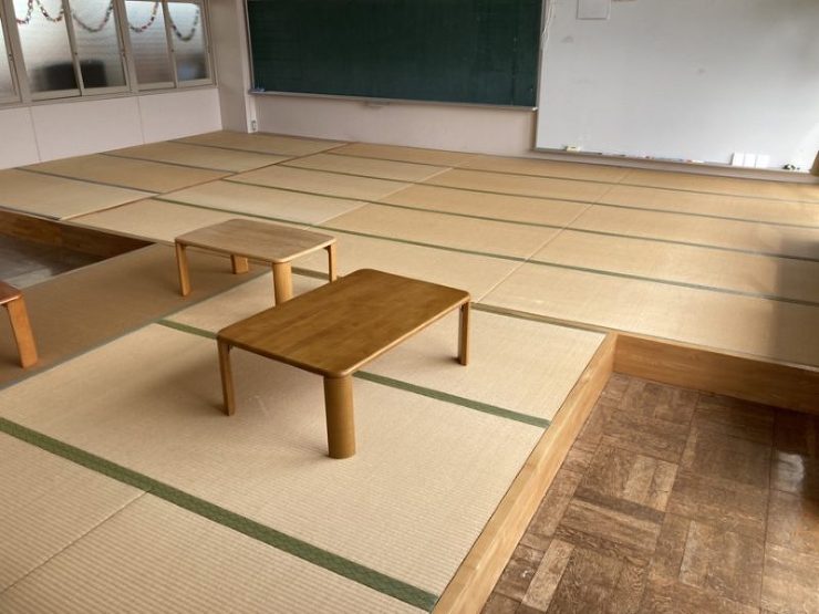ミニ畳づくりのブース