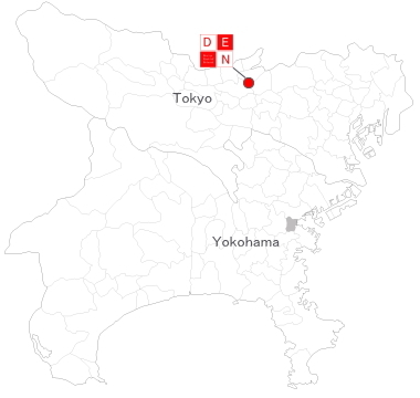 横浜家｜地図|デザイン住宅を建築家と造るDEN設計