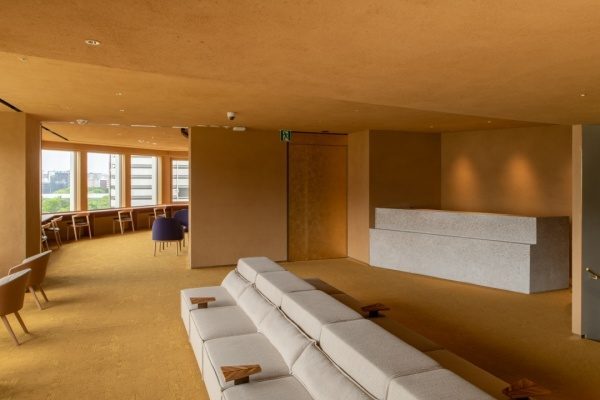 松坂屋上位会員顧客向け施設に施工したビールストーンカウンター