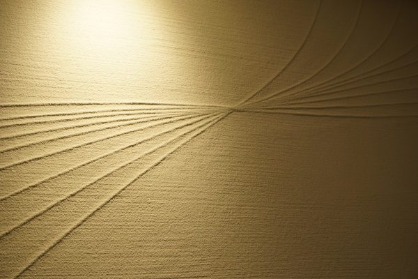 珪藻土壁デザインの力で新しい表現が出来ました。