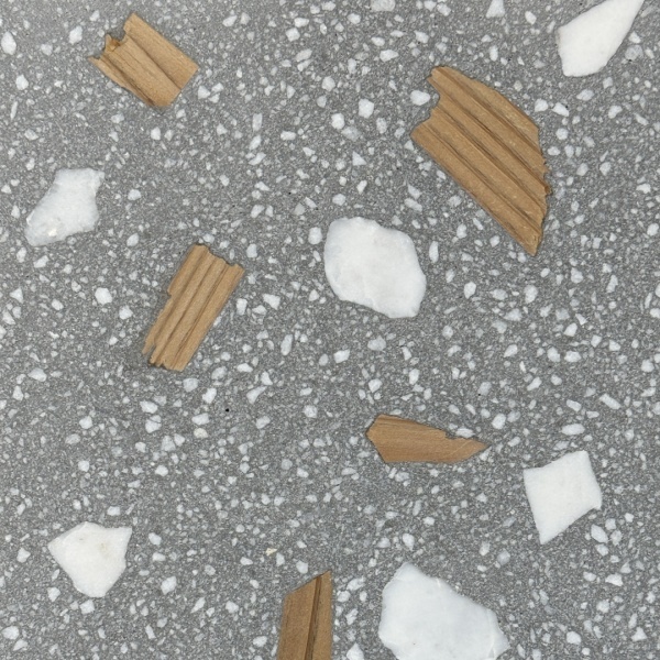 木片入り仕上げのビールストーンサンプル