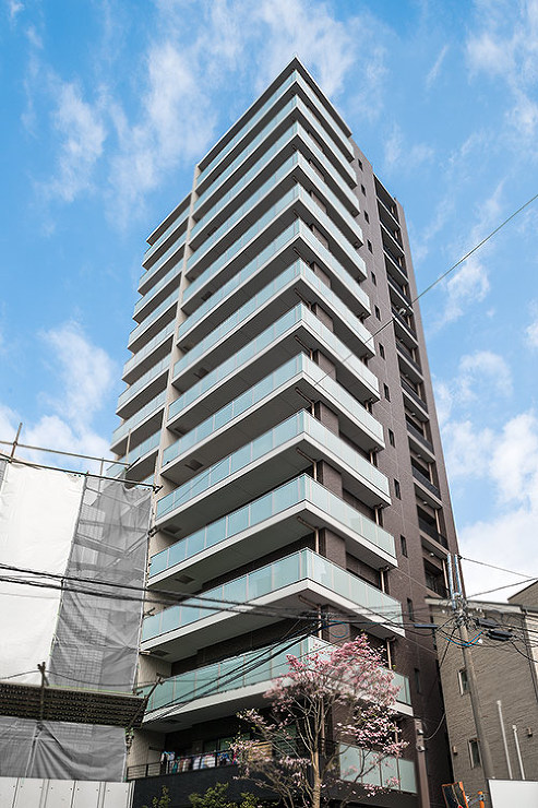 クレヴィア町屋　南東面外観