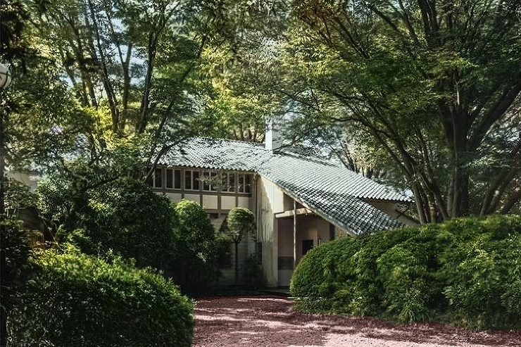 住友俣野別邸　北側外観