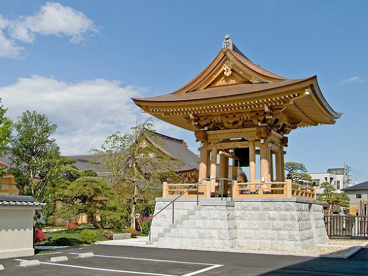 江久山感應寺 鐘楼堂 妻行側