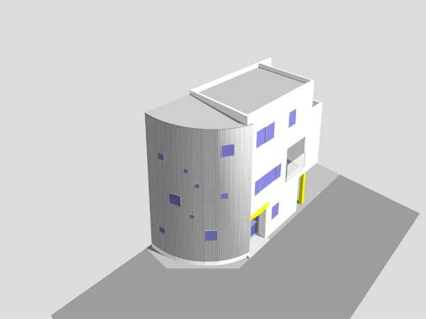 Ｈ邸模型パース