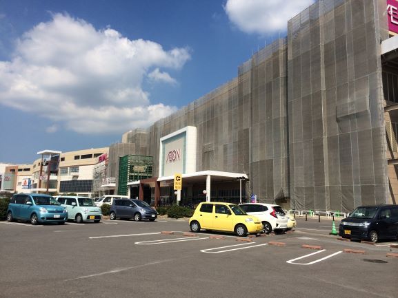 イオン綾川　仮設足場組立