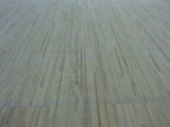 体育館　フローリング　研磨