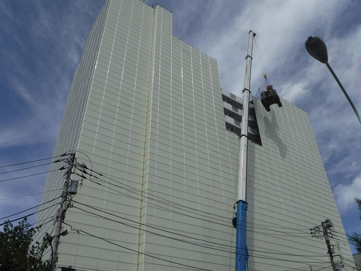 港区：港区特定賃貸住宅シティハイツ高浜解体工事 構造：ＳＲＣ造13階4823.4? 工期：平成30年3月14日?平成31年1月16日