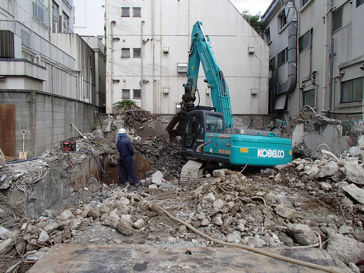 新宿区：日本図書教材協会ビル解体工事 詳...