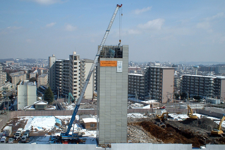 都営長房アパート除去工事 構造：RC造給水塔 工期：平成16年12月?17年3月