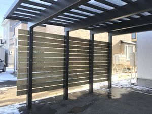 目かくしフェンス｜工事案内　北海道 札幌...