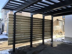 カーポート・バイクガレージ｜工事案内　北...