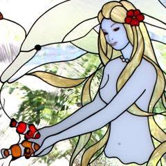 人魚 | ステンドグラス アートプレイス