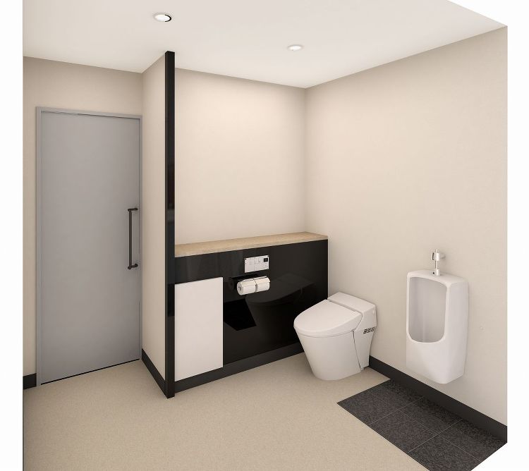 トイレ内観パース | 建築パース・CGパース制作のエークリエイト