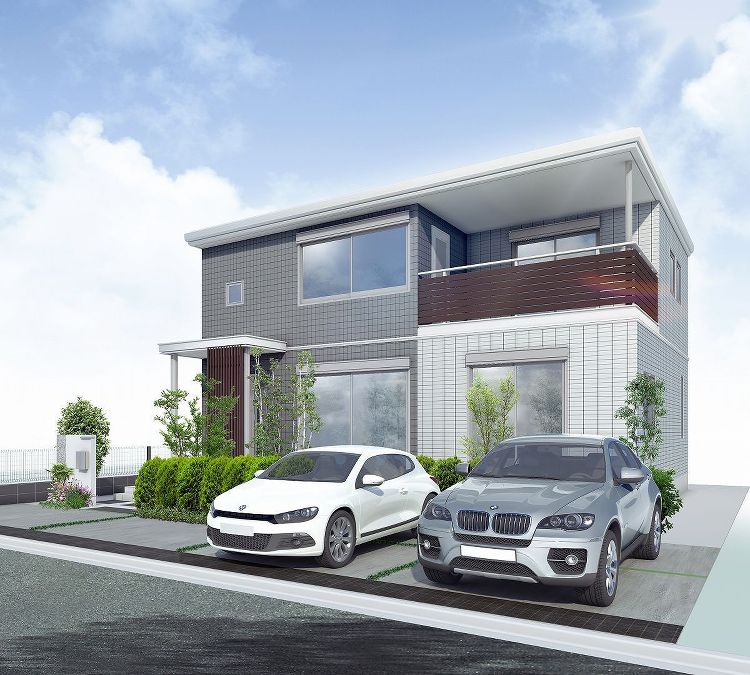 住宅カタログ用外観パース | 建築パース・CGパース制作のエークリエイ...