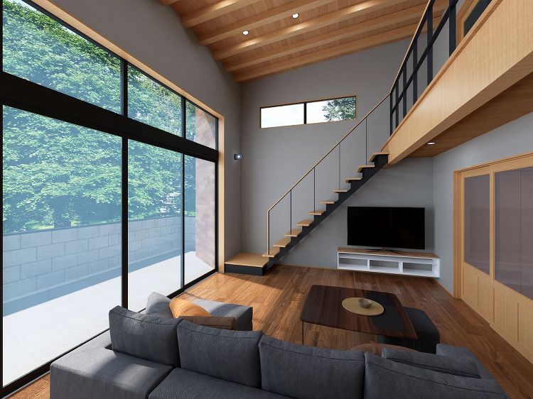 住宅内観パース | 建築パース・CGパース制作のエークリエイト