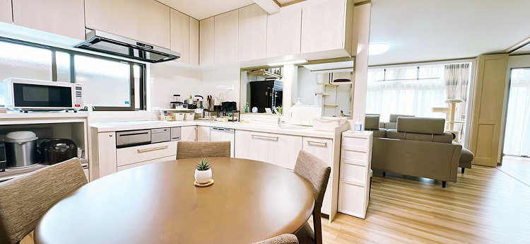 家族にも猫にも嬉しいLDKリノベ | アクアプラス