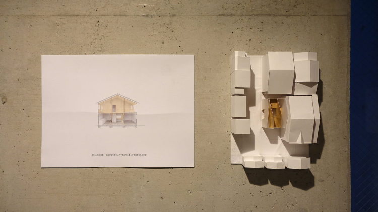 日本橋の家で模型展示しています - ALPHAVILLE Archit...