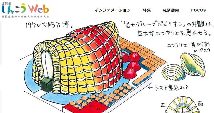 越境連載「クイズ名建築のつくり方」13：前代未聞の空気膜構造、どう成り...