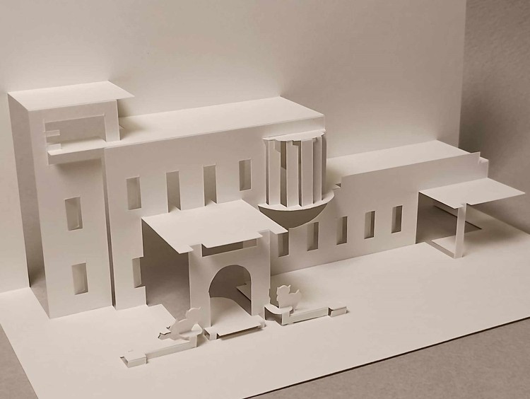 週刊折り紙建築クイズ05：昭和初期に流行したアールデコの装飾をちりばめ...
