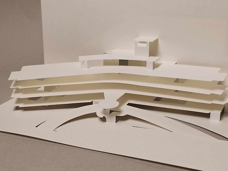 週刊折り紙建築クイズ09：分離派建築会のメンバーだった建築家が設計した...