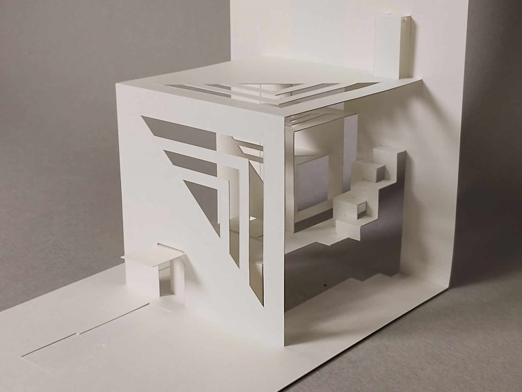 週刊折り紙建築クイズ25：ポストモダンの先駆けと評される1辺8mの立方...